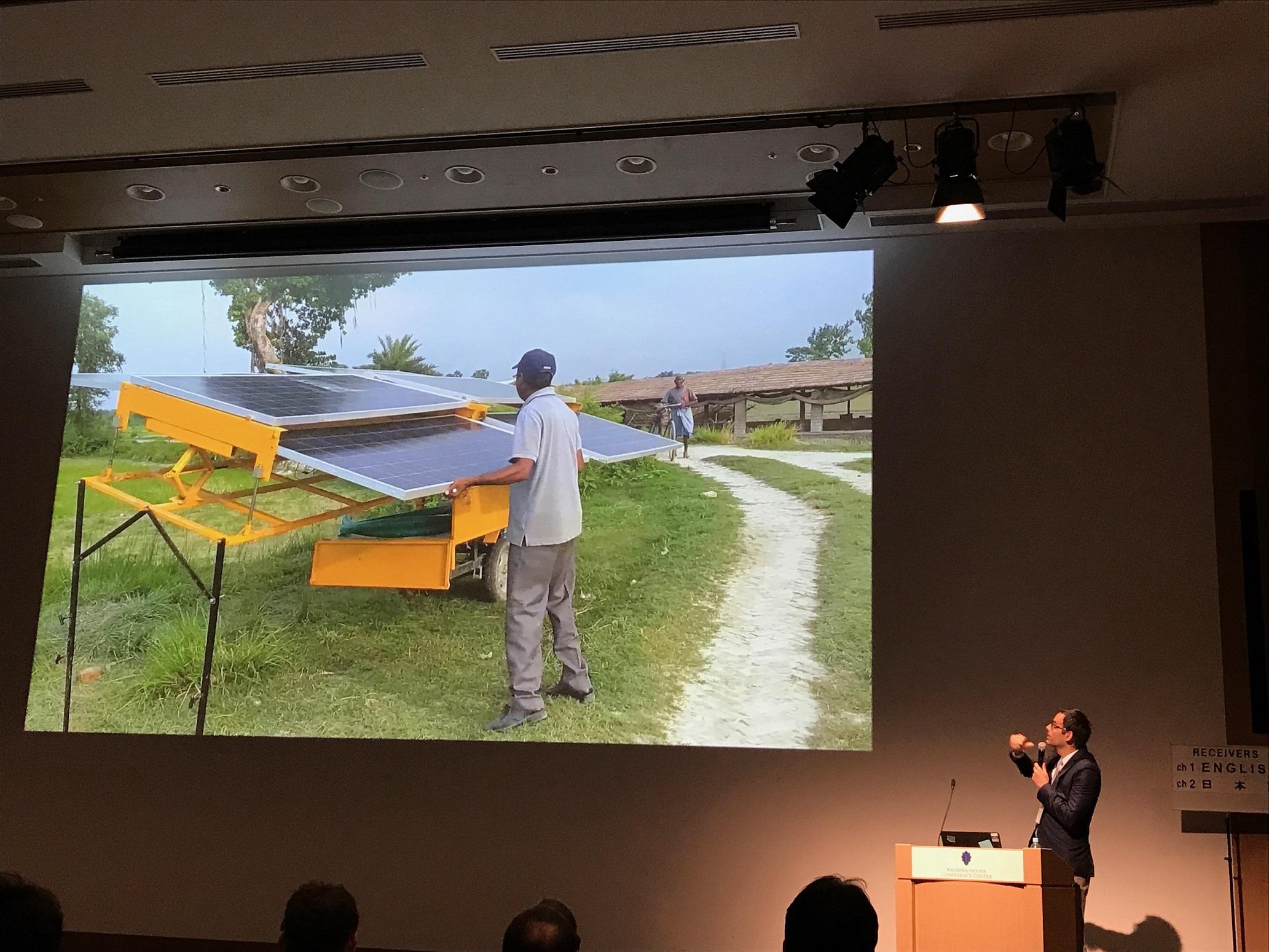 Claro Energy社のプレゼンイメージ