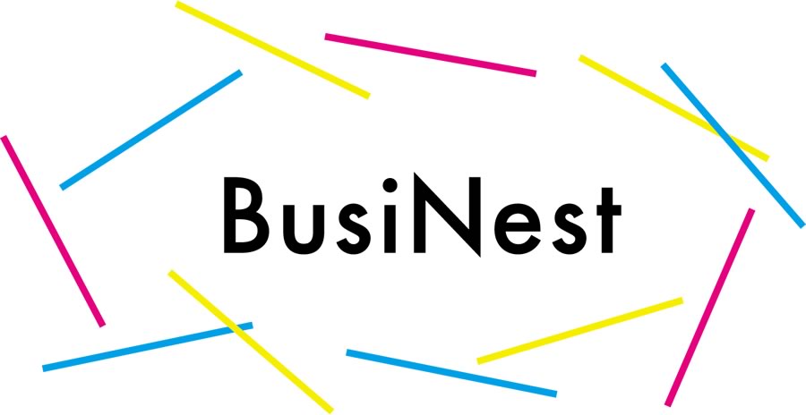 BusiNest（ビジネスト）ロゴ